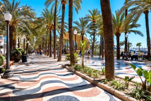 Explanada,In,Alicante,,Costa,Blanca,,Spain